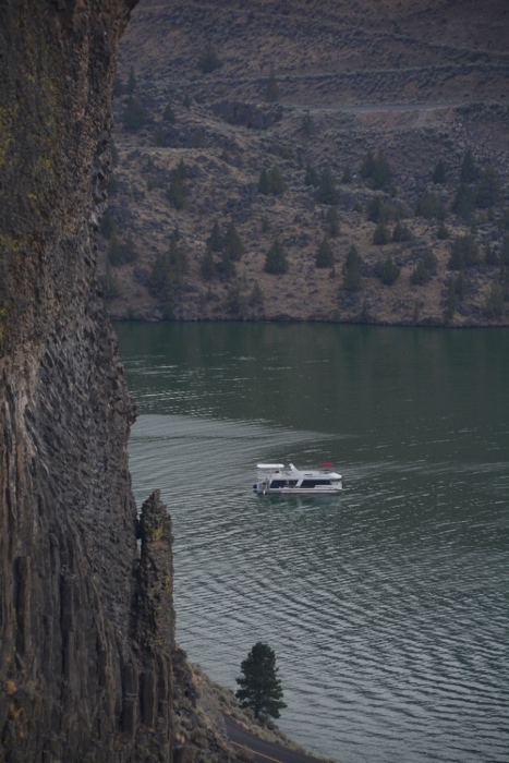 from an overlook to the water